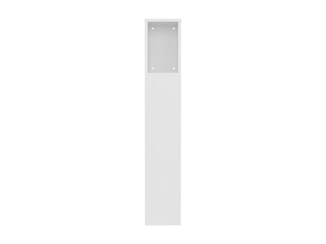 Armoire de tête de lit Blanc 100x18,5x104,5 cm