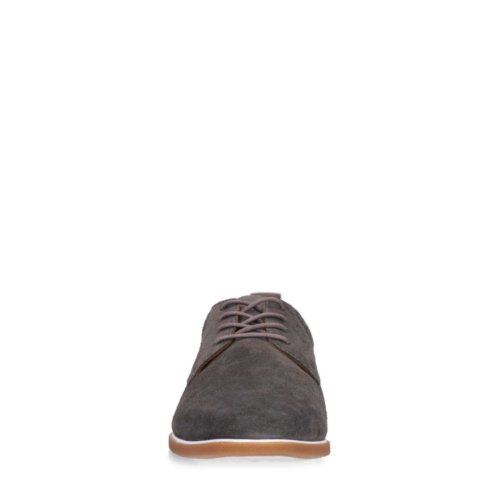 Groene suède veterschoenen