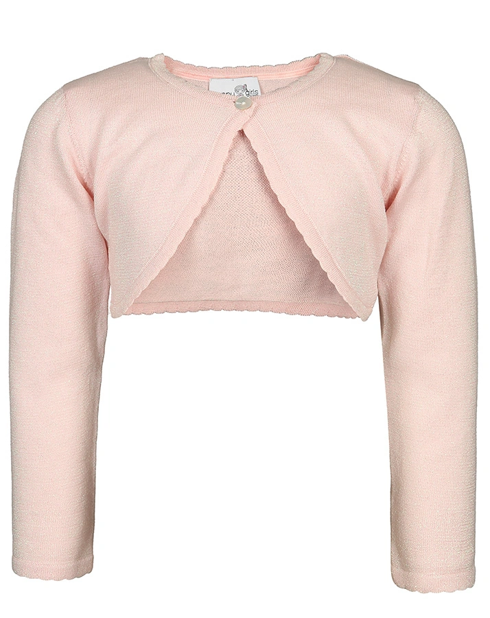 Bolero FLICKERING LIGHTS mit Glitzer in peach