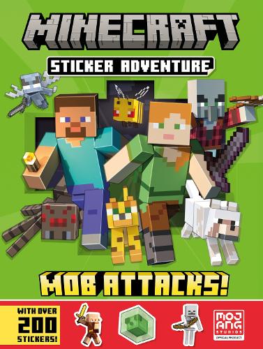 Minecraft Sticker Adventure: Mob Attacks! (Paperback)