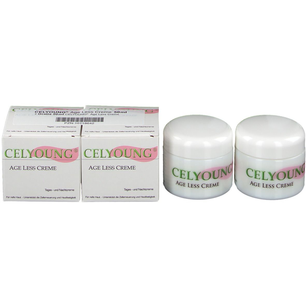 CELYOUNG® AGE LESS CREME + eine Packung GRATIS