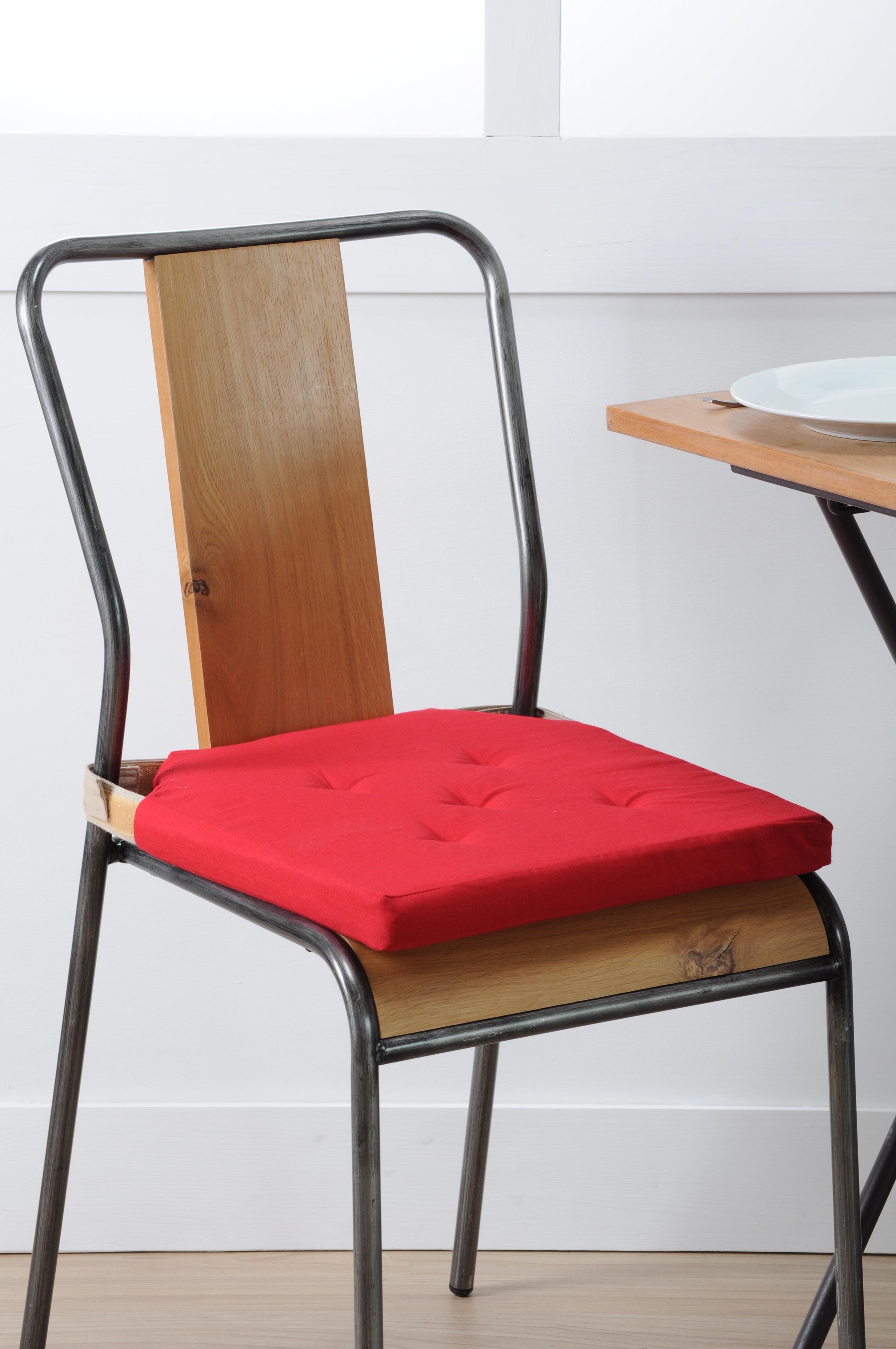 DUO GALETTE VELCRO 38X38X4 ROUGE
