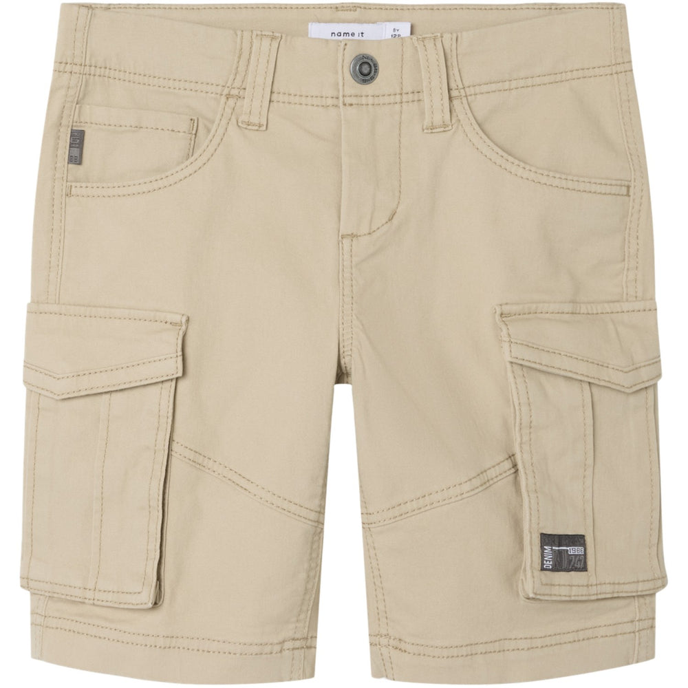 Køb Name It Oxford Tan Ryan Regular Twill Shorts Noos