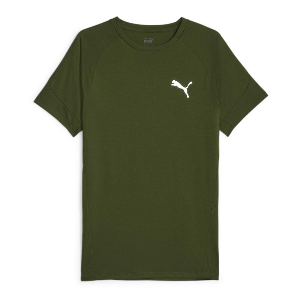 Puma T-shirt de sport Kaki Homme Puma Evostripe 675928-31