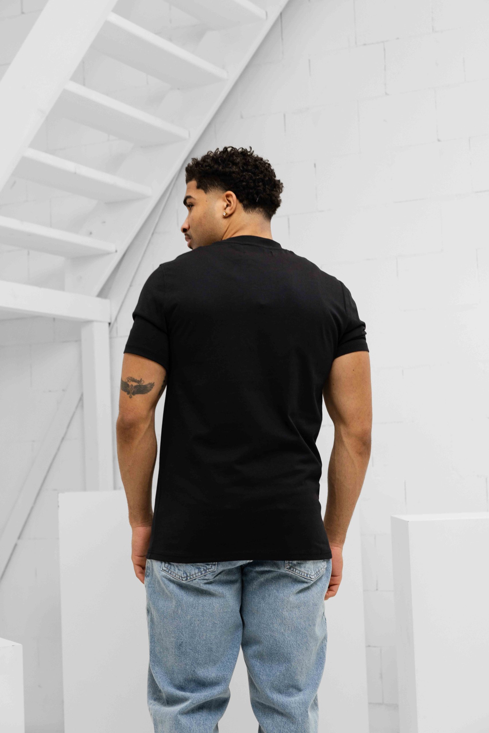 Croyez Patch T-Shirt Heren Zwart