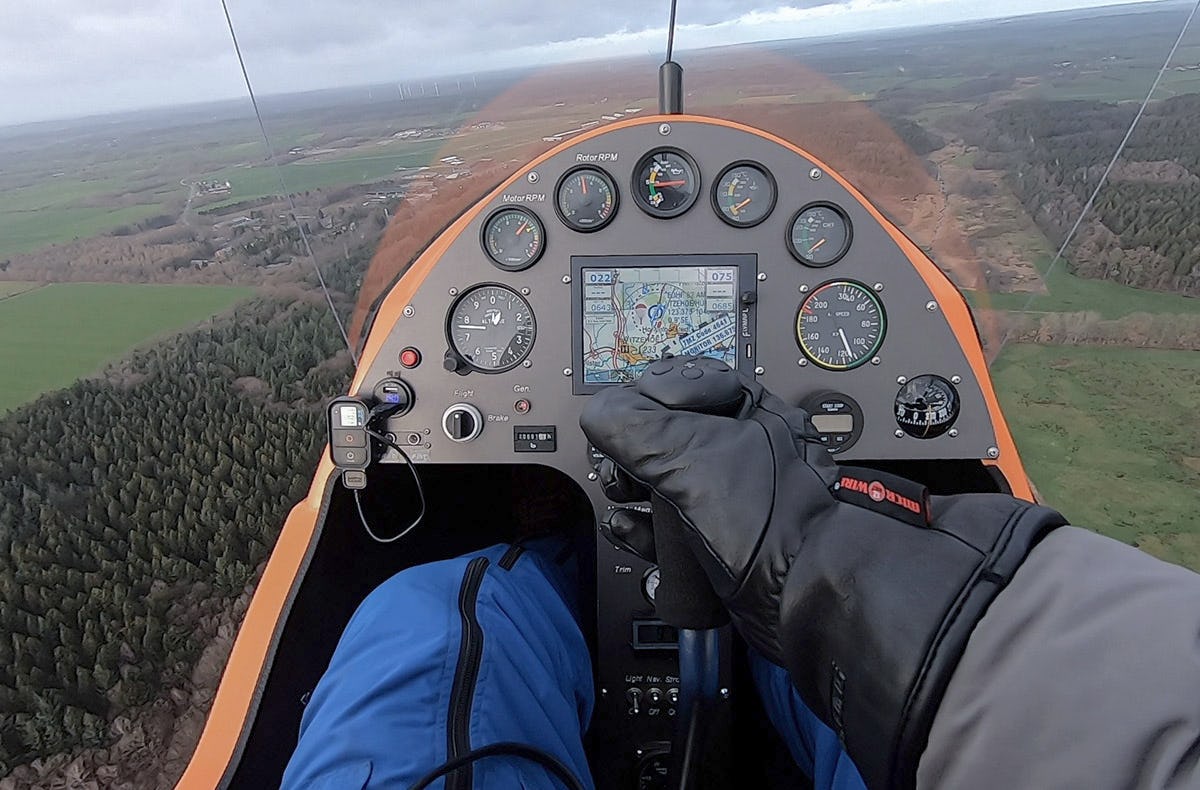 Tragschrauber Rundflug Hörsten