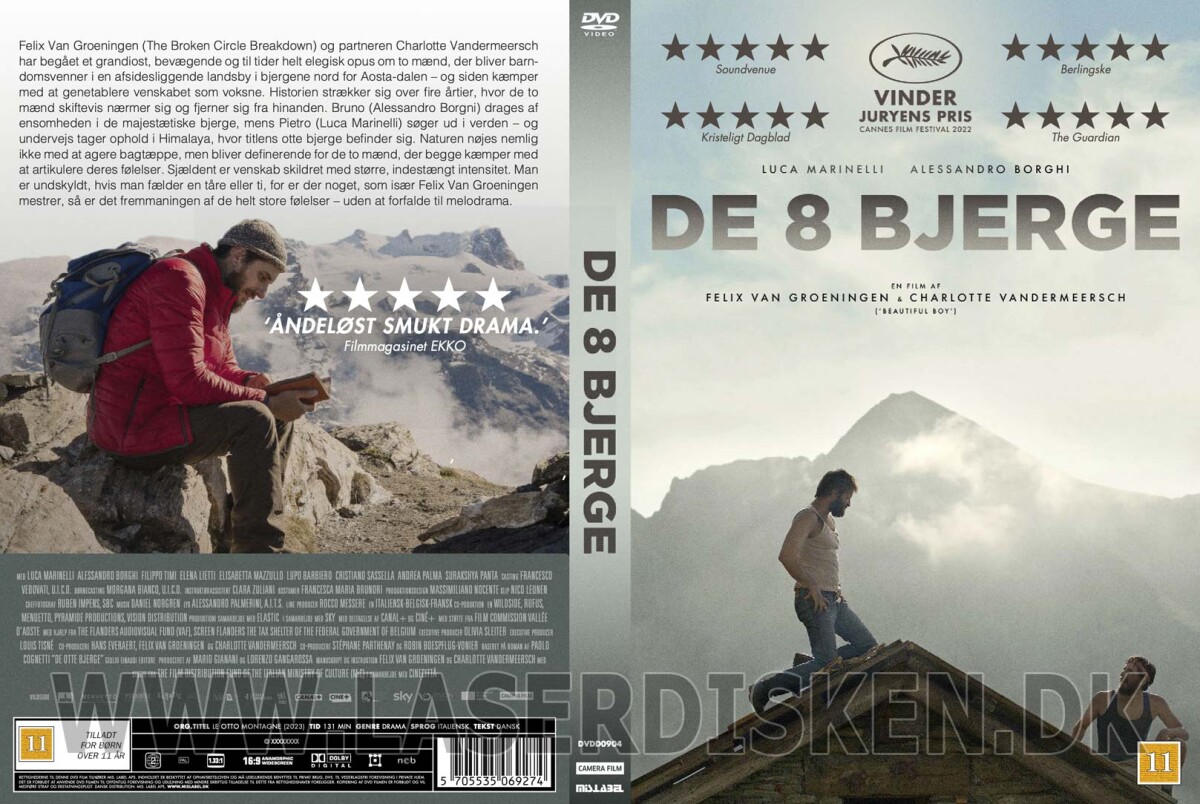 De 8 Bjerge - DVD