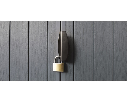 Keter Darwin tuinhuis 4,6 m² 6x8 incl. vloer 190 x 244 cm antraciet