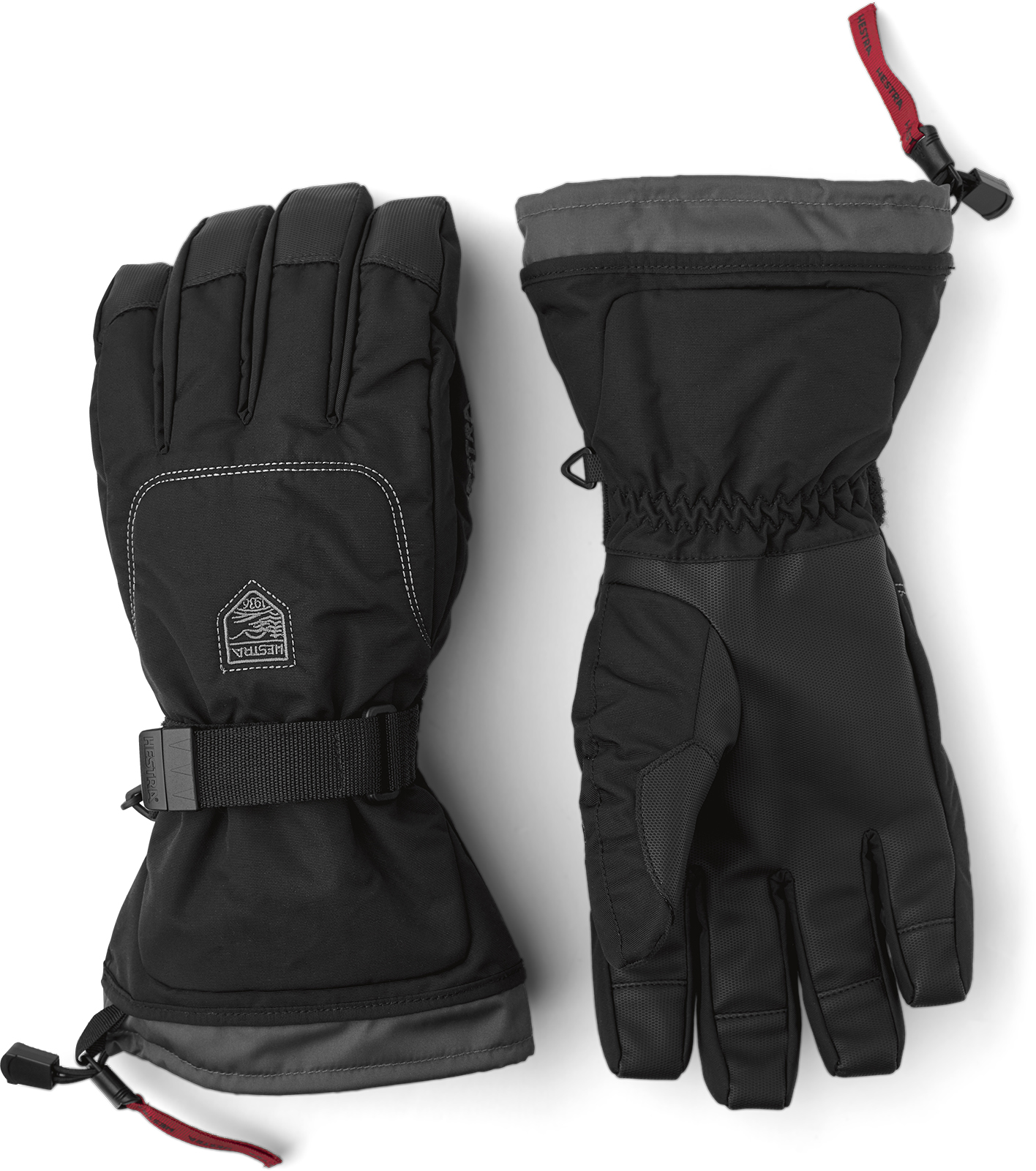 Gauntlet Sr. - 5 Finger Black/Black