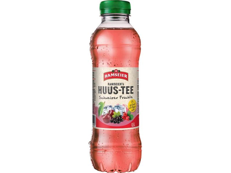 Ramseier Huus-Tee Früchte 6 Stück x 0.5 l Früchtetee aus Hagebutten und Cassis mit Apfel-, Birnen- und Kirschsaft