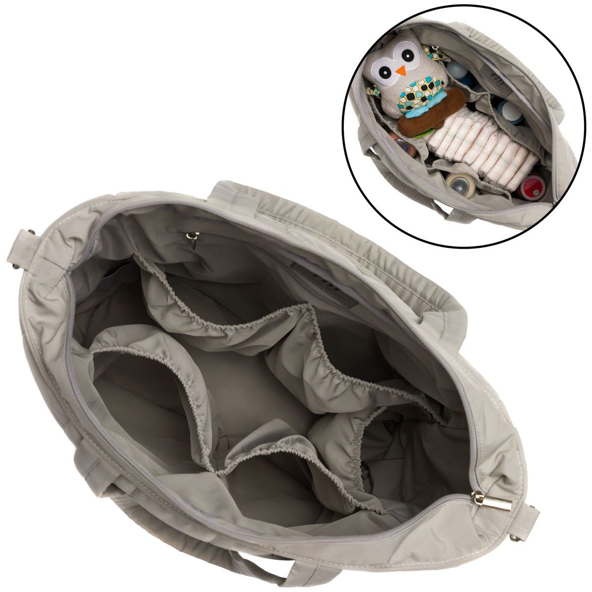 fillikidfillikid   Wickeltasche Vienna stone grey