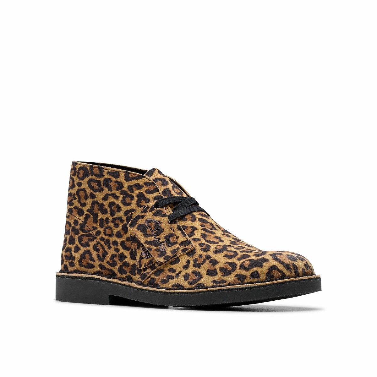 CLARKS<br>Bota Desert em couro camurça