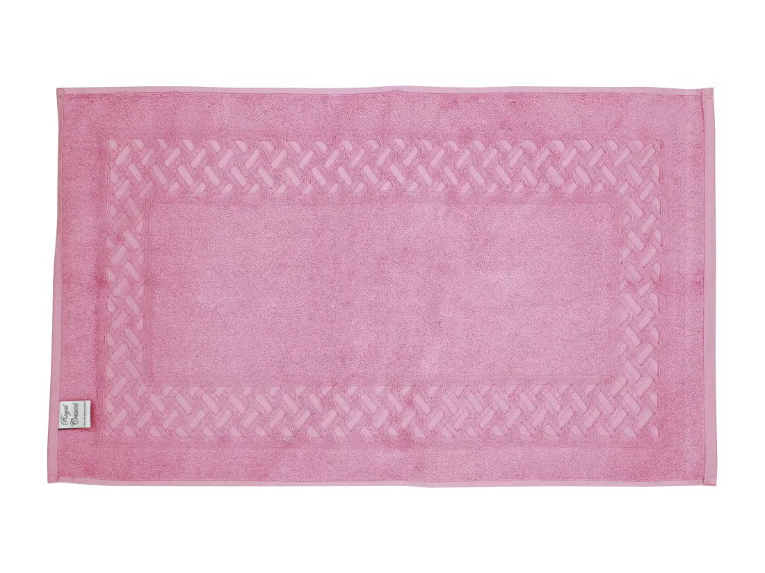 Tapis de bain 50x80 cm ROYAL CRESENT Rose Lavande 850 g/m2