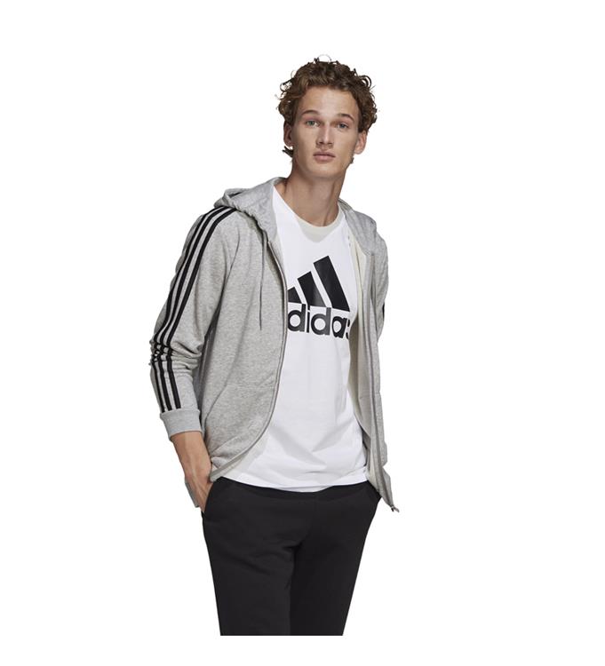 adidas Men 3S French Terry FZ Hoodie