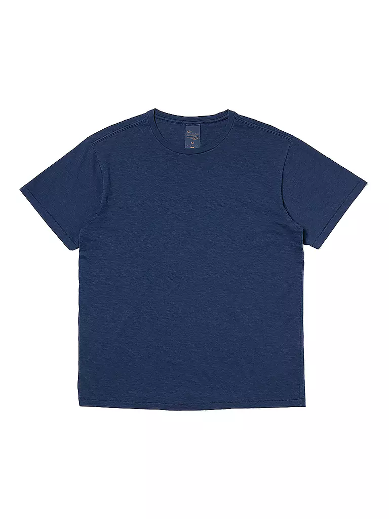 NUDIE JEANS T-Shirt ROFFE blau
