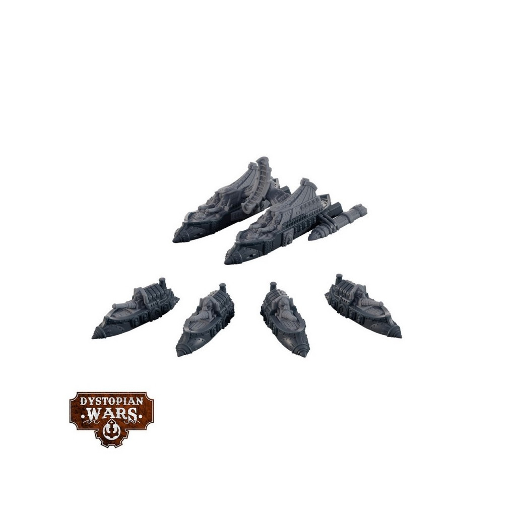 Dystopian Wars - Retaj Battlefleet Set