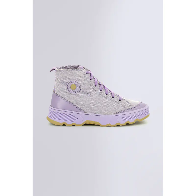 KICK WAY VIOLET SNEAKERS HAUTES Textile Femme