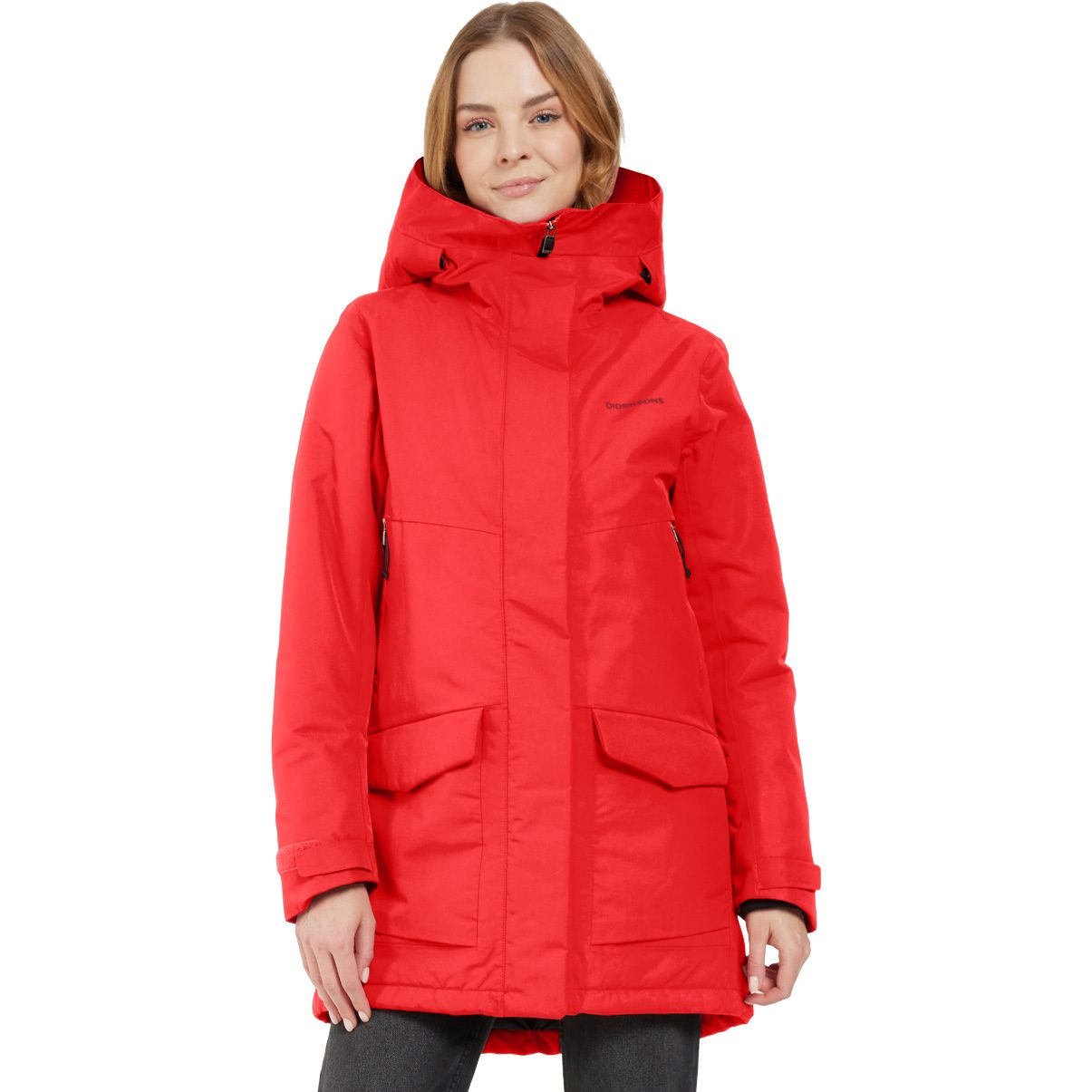 Didriksons Frida Parka Damen pomme red