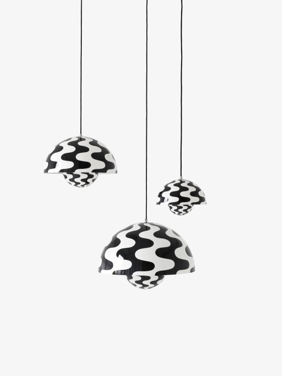 &tradition FlowerPot VP1 hanglamp Ø23 mat zwart