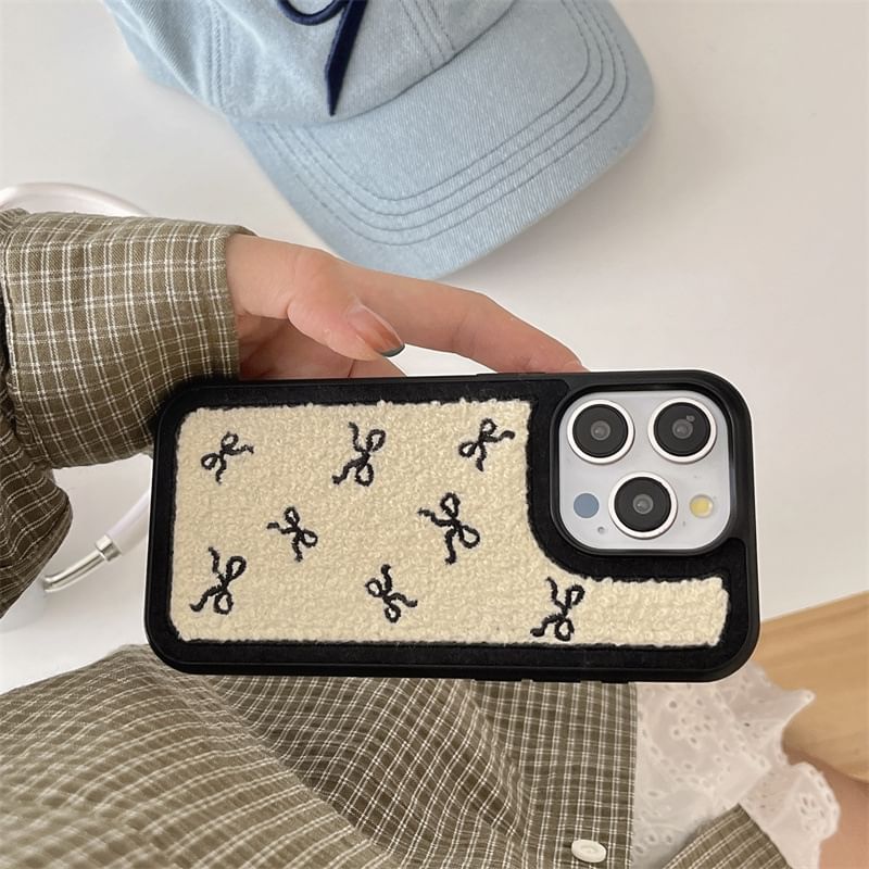 Elliure - Lint Chenille Telefoonhoesje - iPhone 16 Pro Max / 16 Pro / 16 Plus / 16 / 15 Pro Max / 15 Pro / 15 Plus / 15 / 14 Pro Max / 14 Pro / 14 Plus / 14 / 13 Pro Max / 13 Pro / 13 / 13 Mini