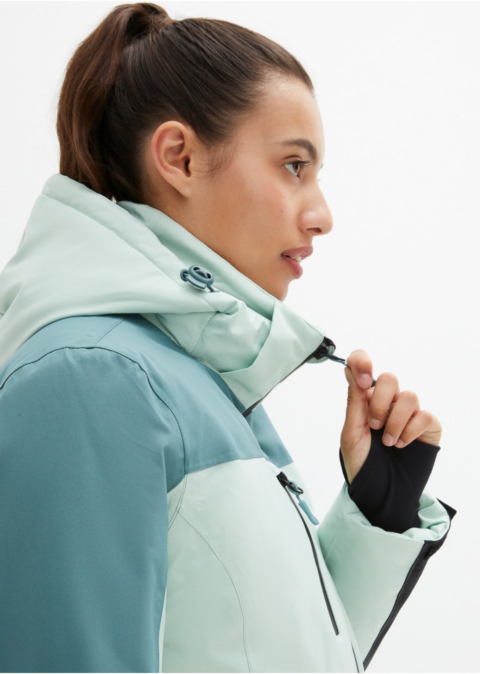 Veste de ski fonctionnelle avec fentes d'aération, étanche