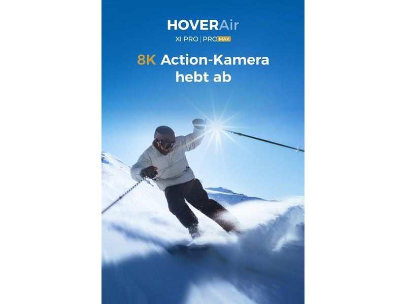HOVERAir X1 PROMAX (CE) Faltbare 4K-Kameradrohne mit KI-Tracking