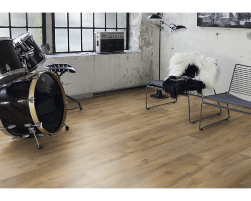 Masterfloor Eiken Lorca vinylvloer, landelijke plank, klikverbinding, 128 cm x 29,5 cm, 4 mm