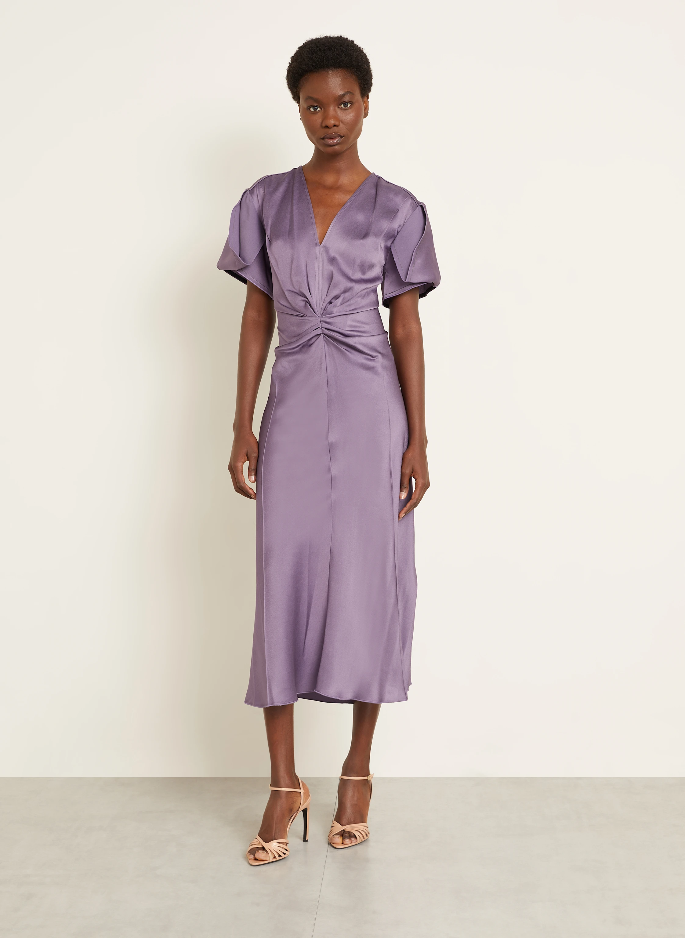 VICTORIA BECKHAM Satinkleid