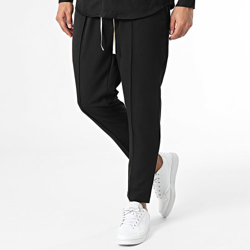 Ensemble Chemise Manches Longues Et Pantalon Noir