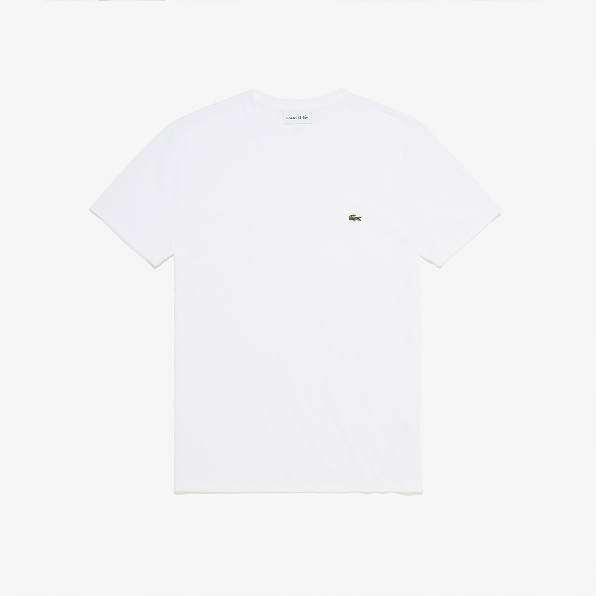 LACOSTE<br>Camiseta com decote em V em jerseykatoen