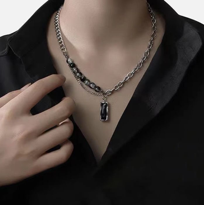 Lilafey - Ketting met zirkonia