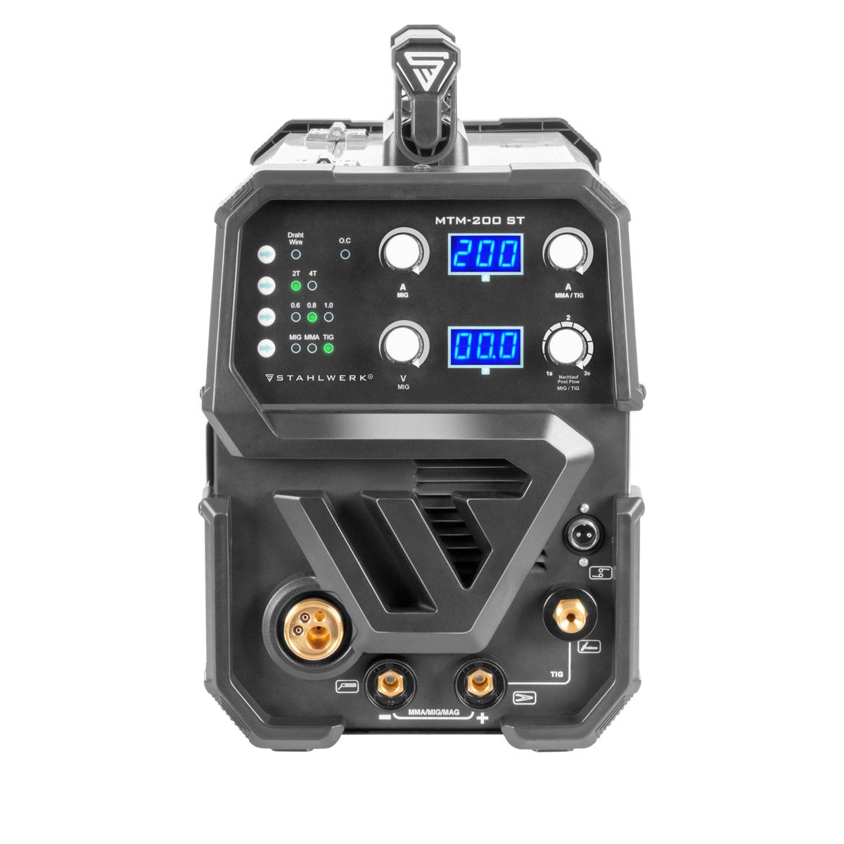 STAHLWERK MTM-200 ST 3-in-1 combinatie lasapparaat met 200 A synergische draadaanvoer
