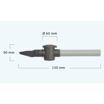 Garantia vulautomaat Speedy Avanti incl. filter Ø 70 tot 110 mm