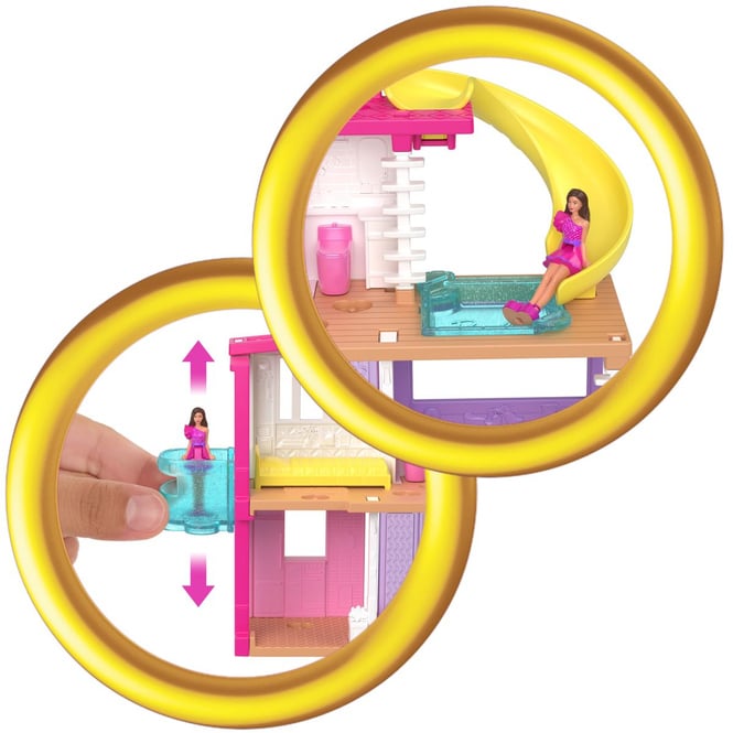 Mini Barbie Land - Traumvilla - rosa - 1 Stück