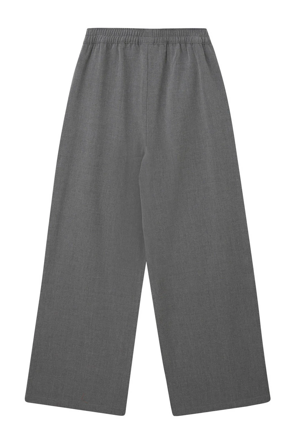 s.Oliver wide leg casual broek grijs