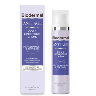 Biodermal Anti Age Oog & Lipcontour Crème 15ML