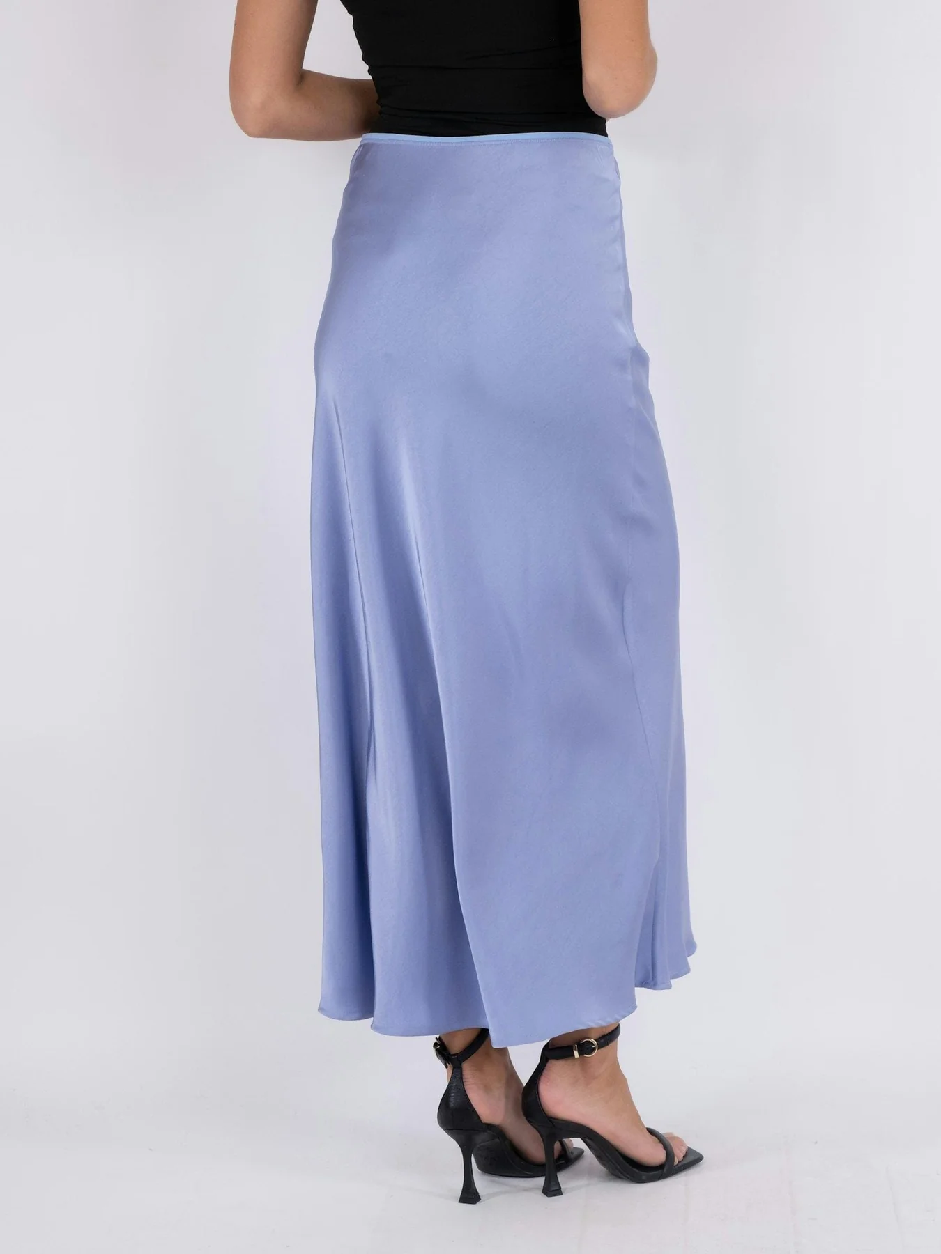 Neo Noir Vicky Heavy Sateen Skirt lilac 1