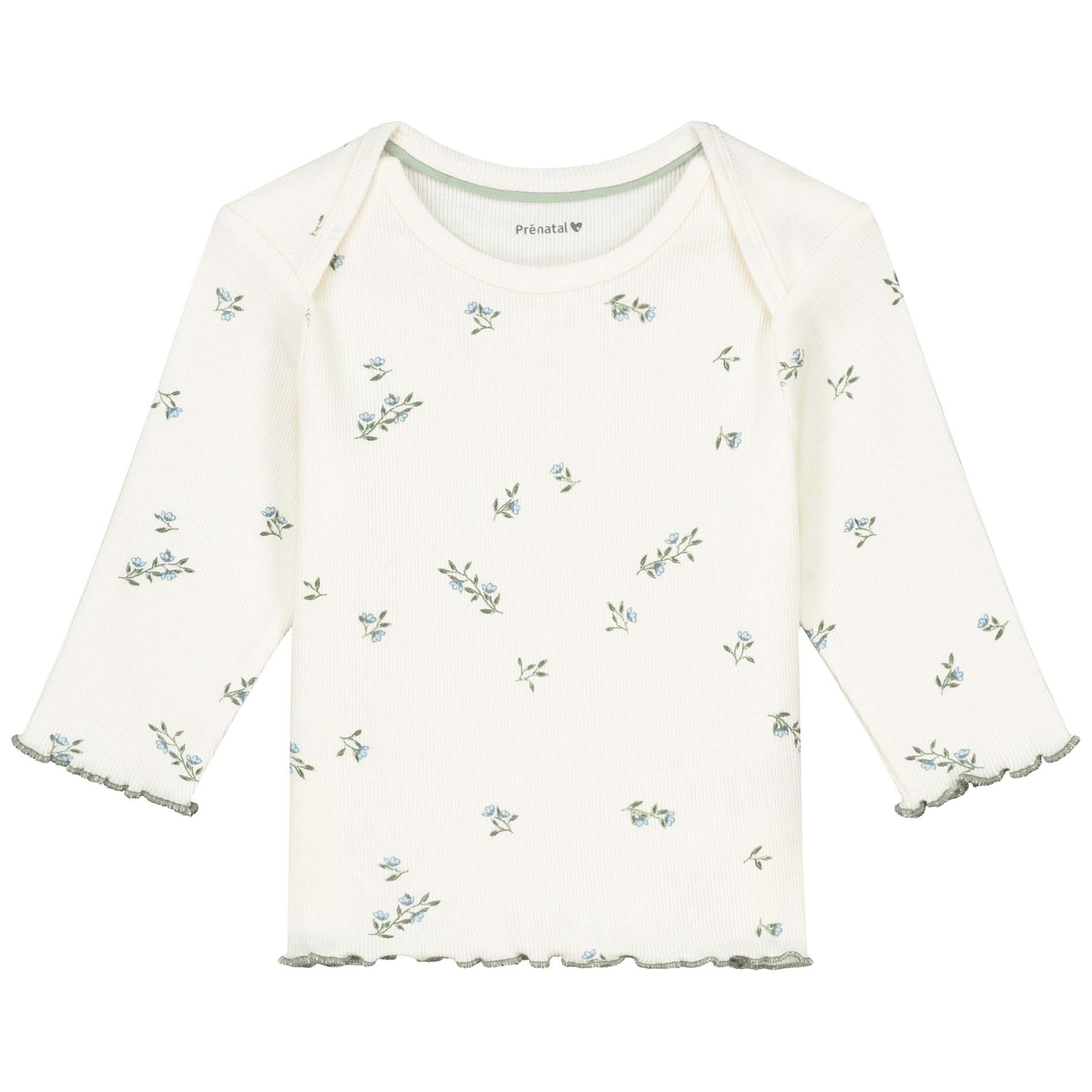 Prénatal baby pyjama romantic rib wit