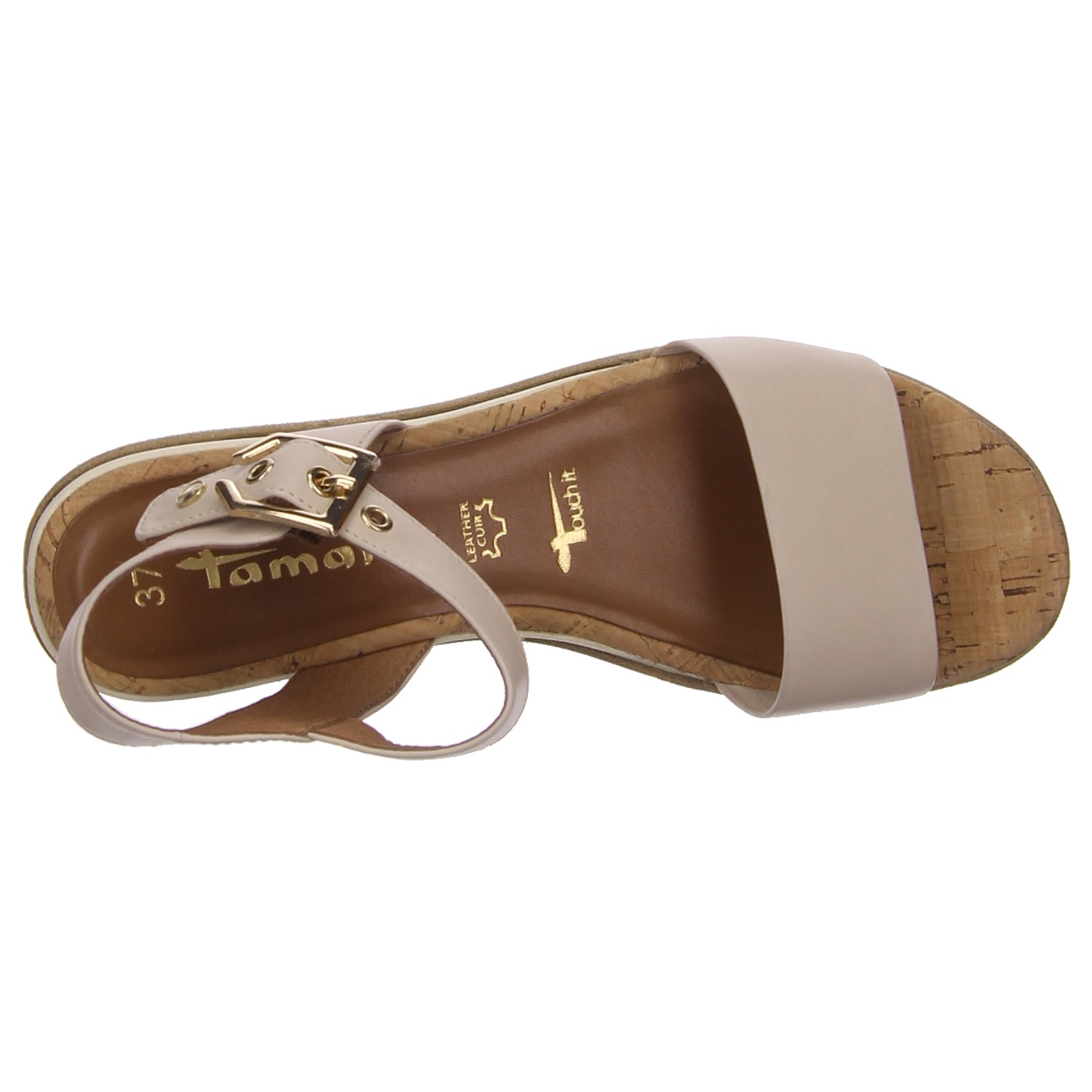 Tamaris Damen Sandalette beige beige