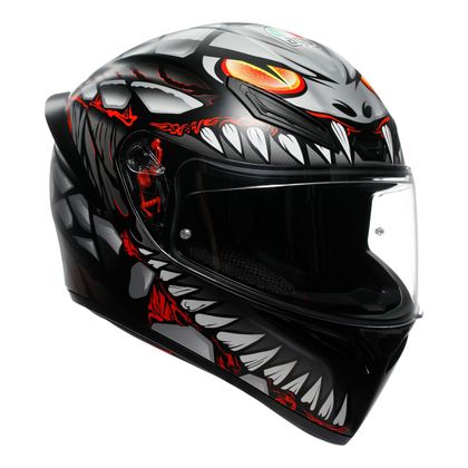 Casque AGV K1 S - LYZARD - Noir / Rouge