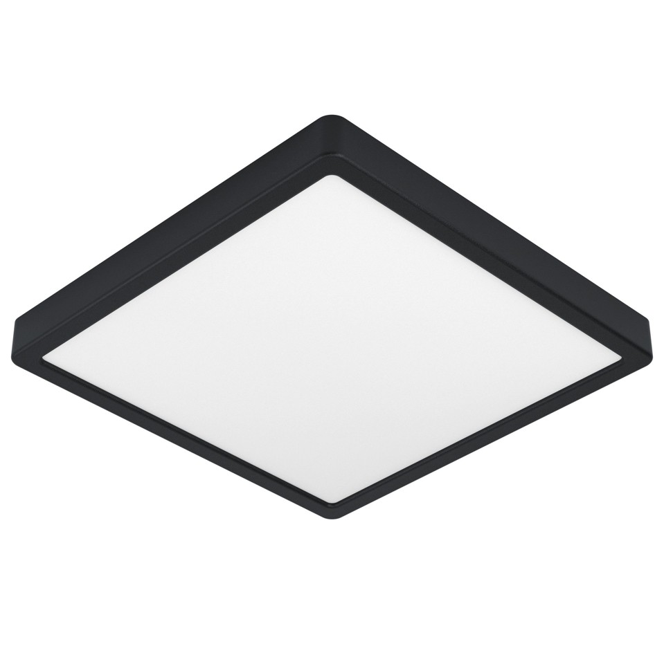 EGLO - Fueva-Z plafond sort 28,5x28,5 - TW - Zigbee, Bluetooth