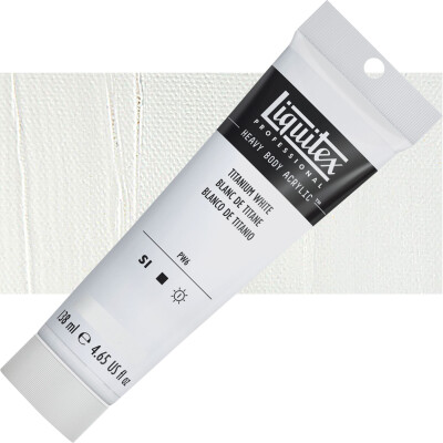 Liquitex - Akrylmaling - Heavy Body - Titanium White 138 ML