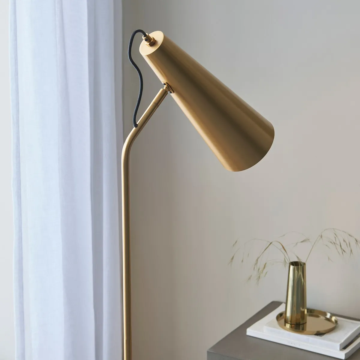 Endon Task Lampadaire - Laiton Antique
