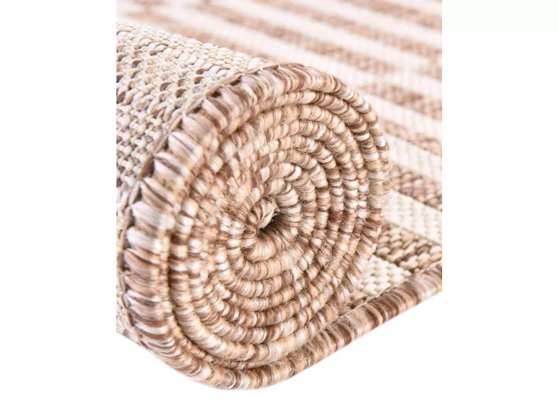 Tapis d'Extérieur - 305x215 - Taupe - Tulum Tile