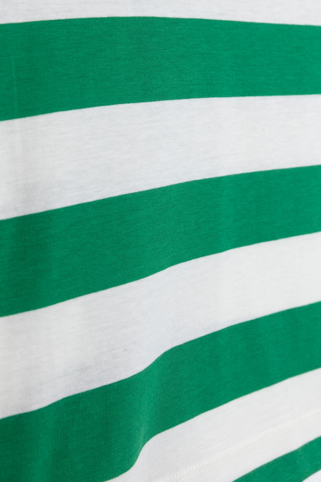 Groen gestreept cropped T-shirt