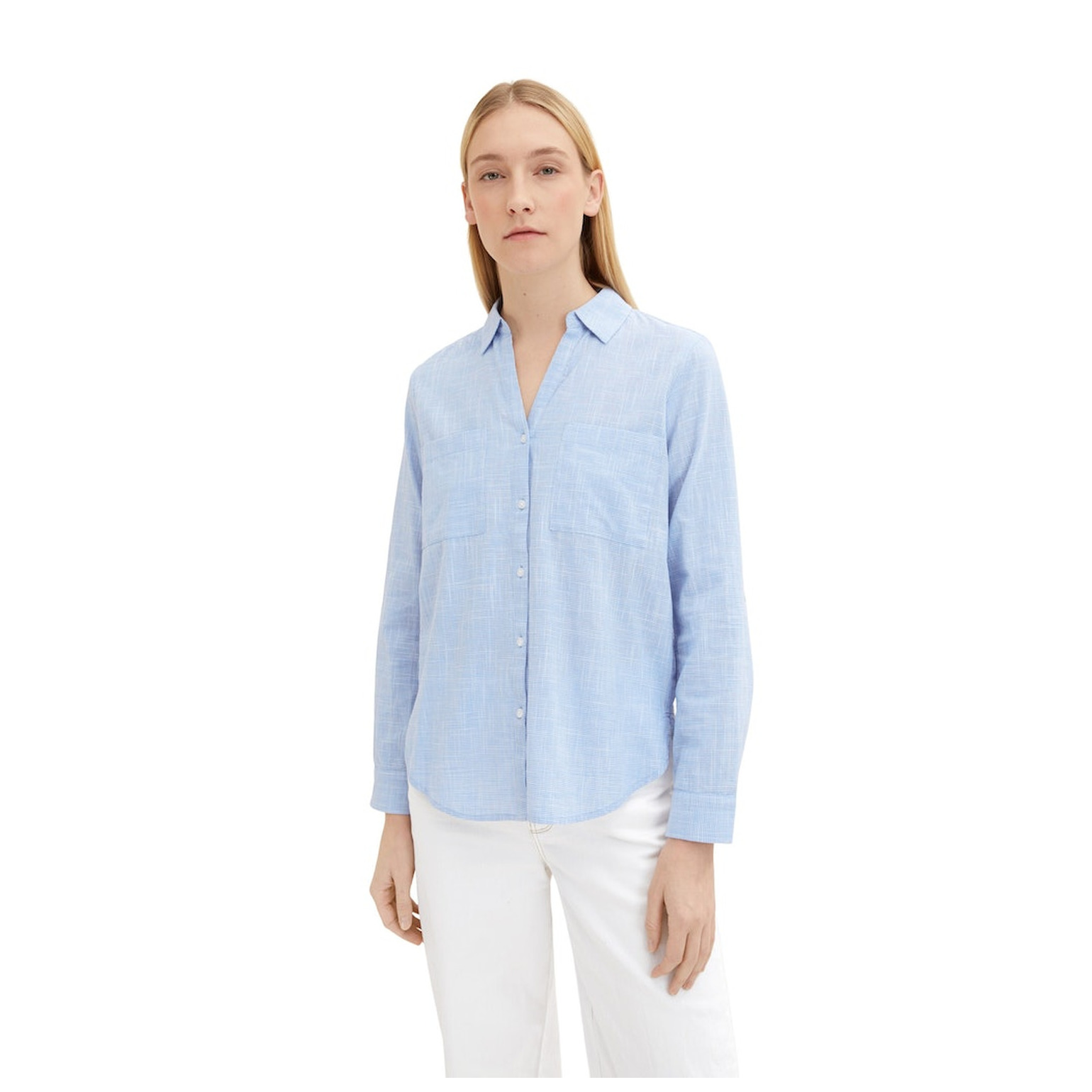 Tom Tailor Blouse with slub structure