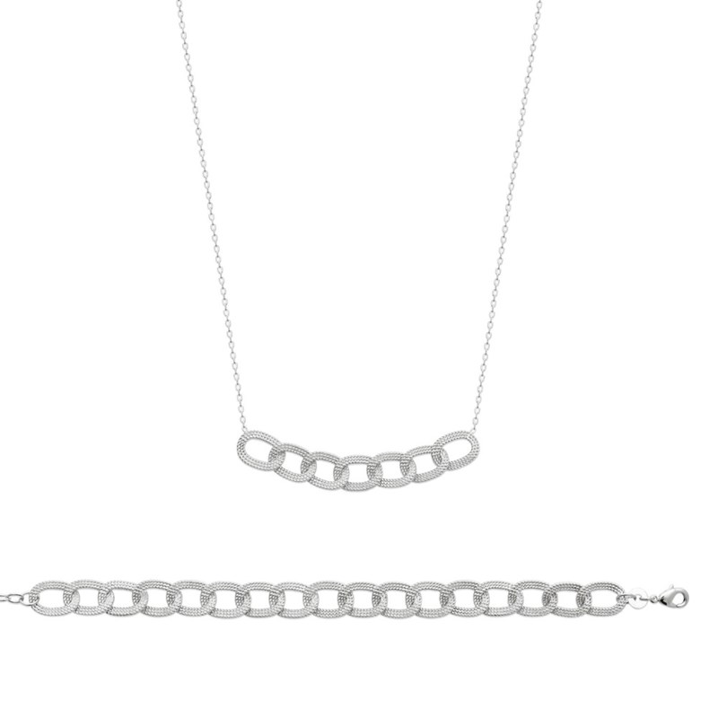Collier Femme - Argent 925 - Longueur : 45 cm