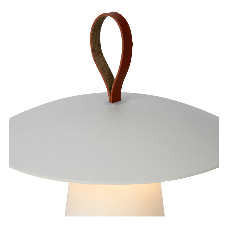 Lucide La Donna tafellamp LED oplaadbaar buiten IP54 wit