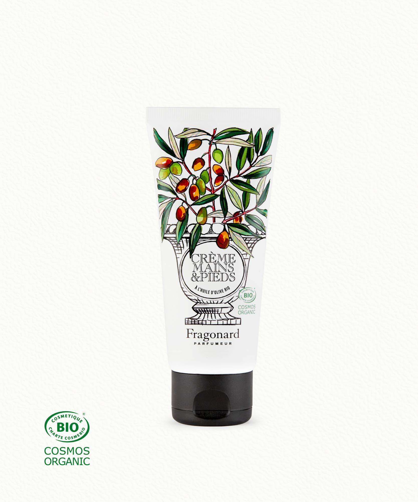 Crème Mains et Pieds certifiée BIO  Huile d'Olive - Tube 100 ml