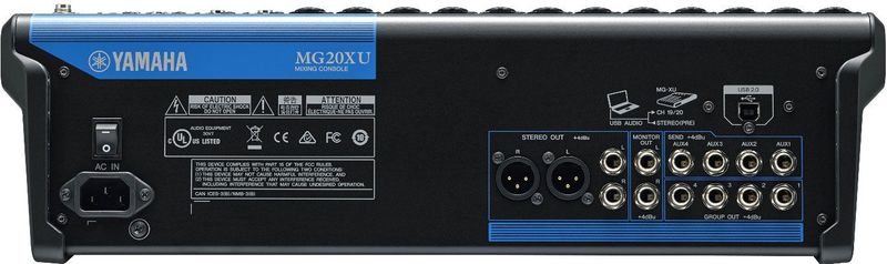 Yamaha - MG20XU - Mengtafel - Zwart